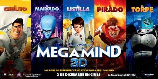 1000 piece jigsaw puzzle for the movie poster: Megamind (2010) ver16