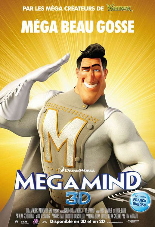 1000 piece jigsaw puzzle for the movie poster: Megamind (2010) ver17