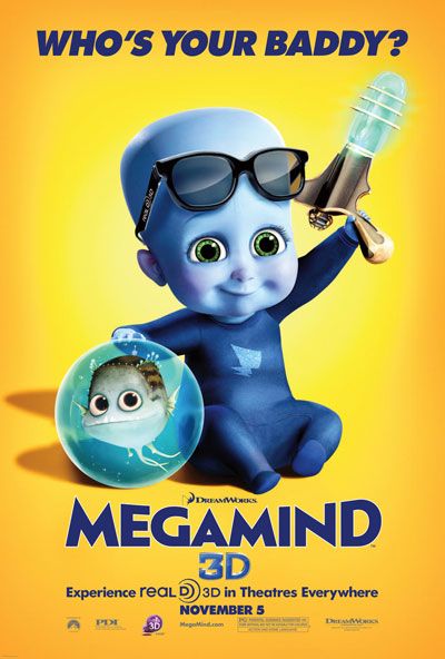 1000 piece jigsaw puzzle for the movie poster: Megamind (2010) ver18