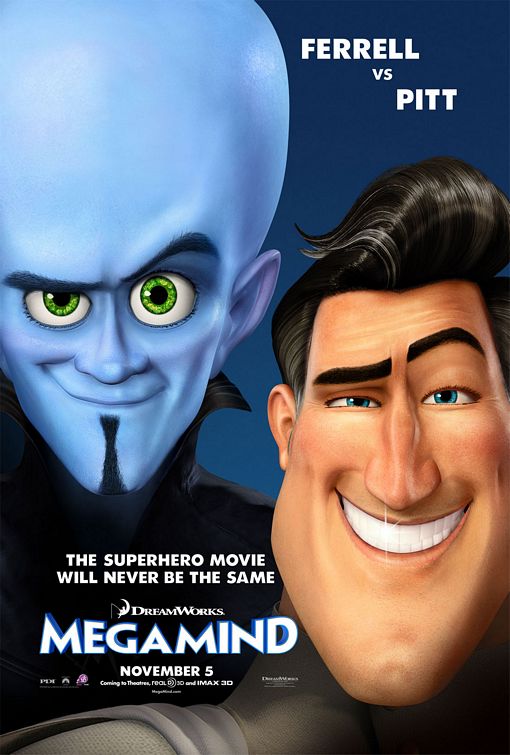 1000 piece jigsaw puzzle for the movie poster: Megamind (2010) ver2