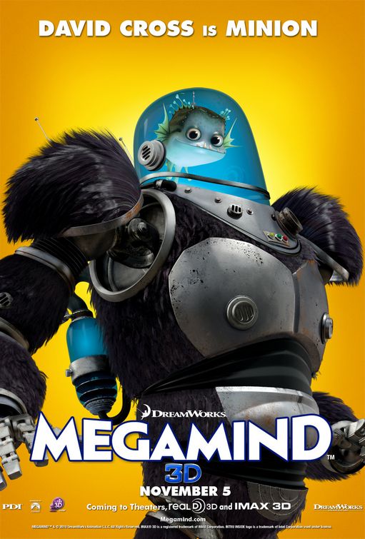 1000 piece jigsaw puzzle for the movie poster: Megamind (2010) ver4