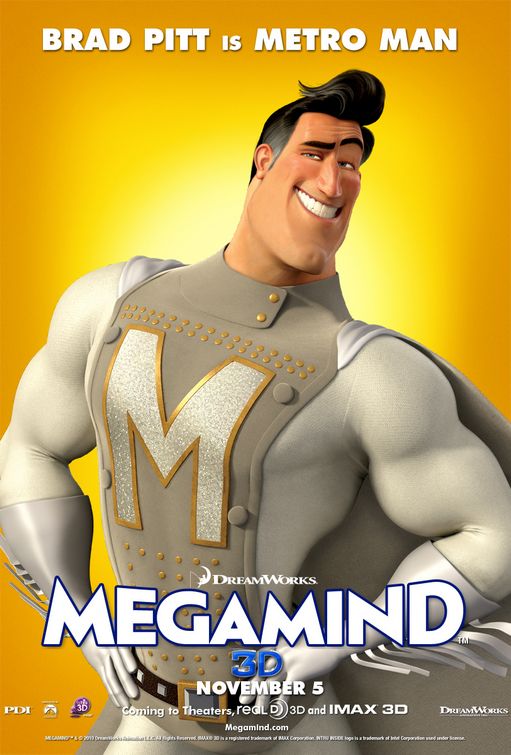 1000 piece jigsaw puzzle for the movie poster: Megamind (2010) ver5