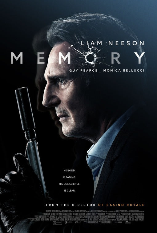 1000 piece jigsaw puzzle for the movie poster: Memory (2022)