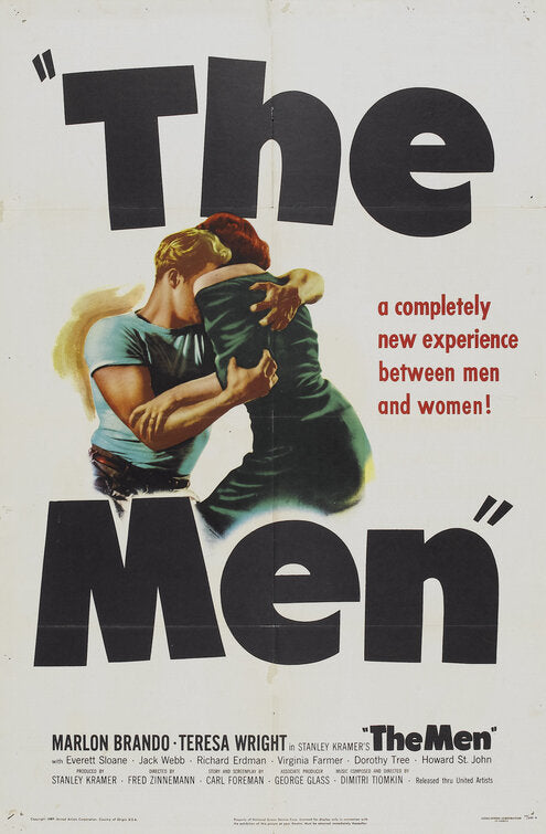 1000 piece jigsaw puzzle for the movie poster: The Men (1950)