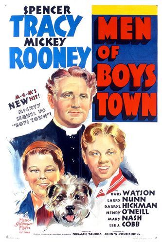 the movie poster: Men of Boys Town (1941)