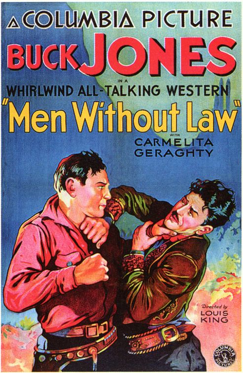 the movie poster: Men Without Law (1930)
