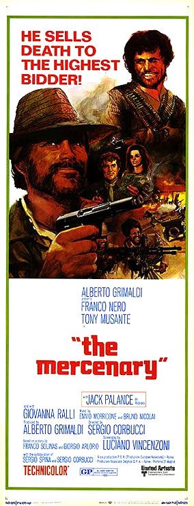 the movie poster: The Mercenary (1970) ver2