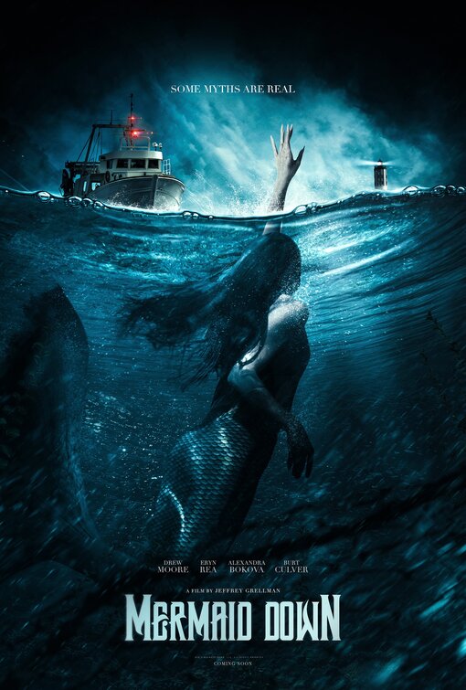 1000 piece jigsaw puzzle for the movie poster: Mermaid Down (2019)