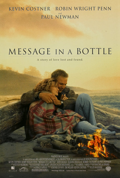 1000 piece jigsaw puzzle for the movie poster: Message in a Bottle (1999)