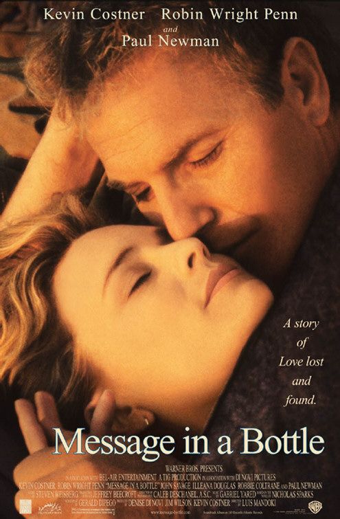 the movie poster: Message in a Bottle (1999) ver3