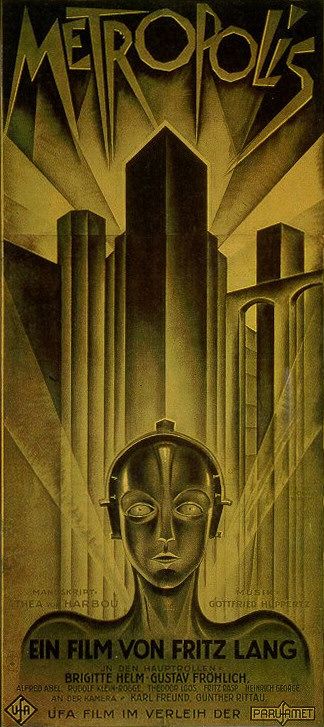 the movie poster: Metropolis (1927) ver2