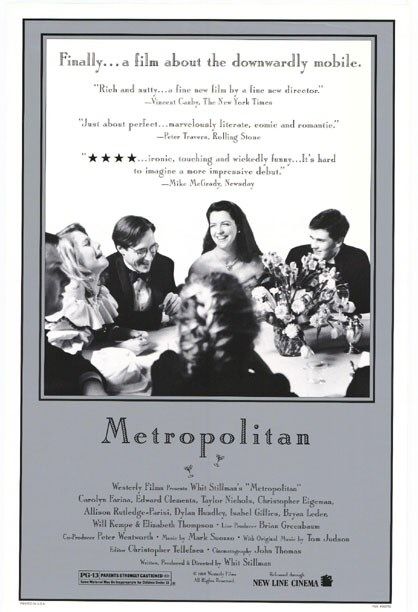 the movie poster: Metropolitan (1990)