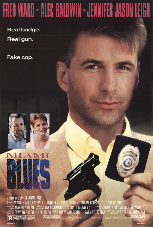 the movie poster: Miami Blues (1990)