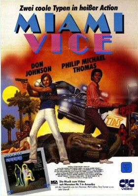 1000 piece jigsaw puzzle for tv poster: Miami Vice