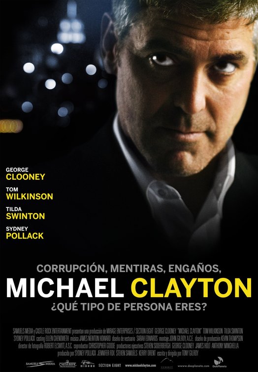 the movie poster: Michael Clayton (2007) ver3
