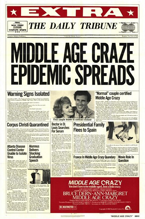 the movie poster: Middle Age Crazy (1980)