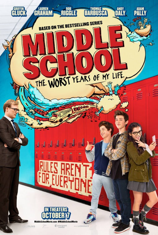 1000 piece jigsaw puzzle for the movie poster: Middle School: The Worst Years of My Life (2016) ver3