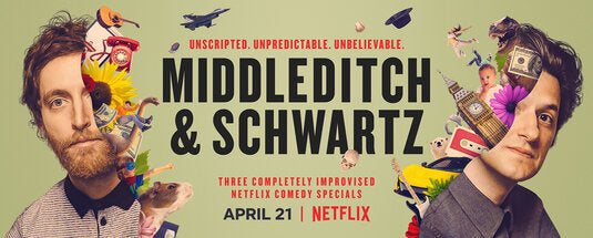 1000 piece jigsaw puzzle for tv poster: Middleditch & Schwartz