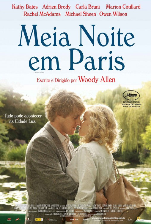 1000 piece jigsaw puzzle for the movie poster: Midnight in Paris (2011) ver4
