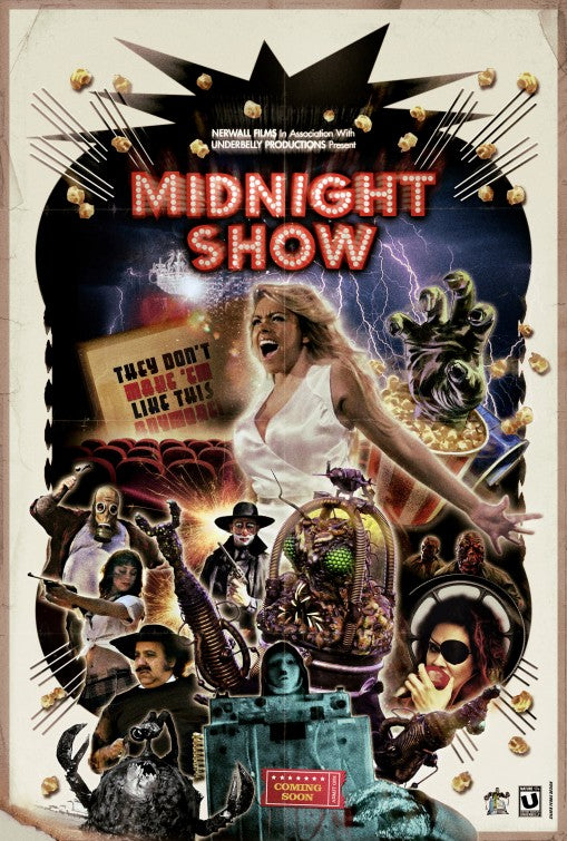 1000 piece jigsaw puzzle for the movie poster: Midnight Show (2014)
