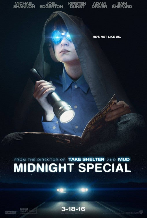 1000 piece jigsaw puzzle for the movie poster: Midnight Special (2016)
