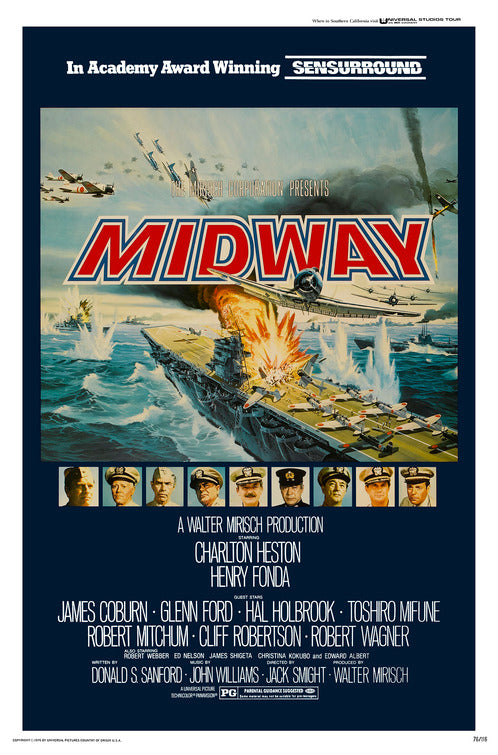 the movie poster: Midway (1976)