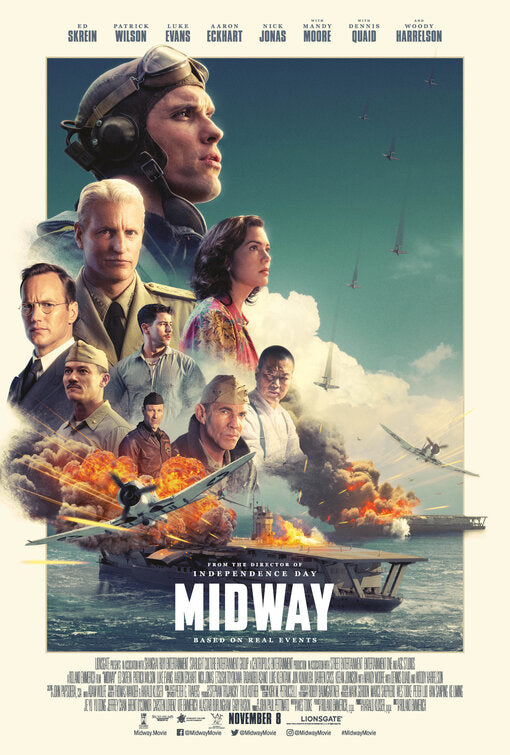 1000 piece jigsaw puzzle for the movie poster: Midway (2019) ver15