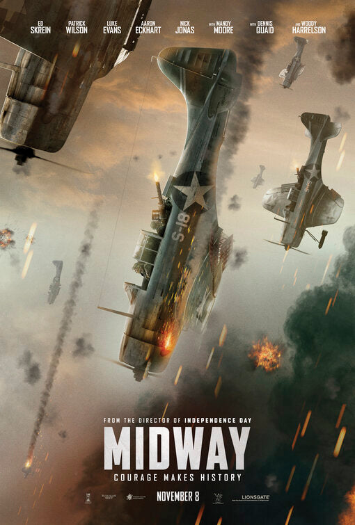 1000 piece jigsaw puzzle for the movie poster: Midway (2019) ver17
