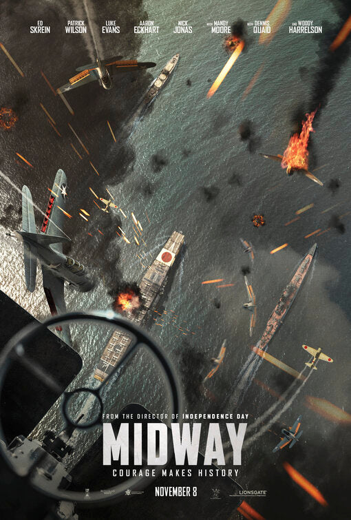 1000 piece jigsaw puzzle for the movie poster: Midway (2019) ver19