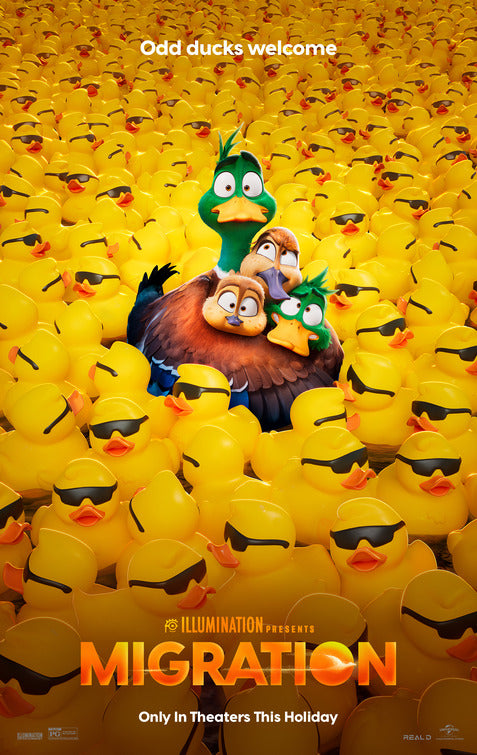 1000 piece jigsaw puzzle for the movie poster: Migration (2023)