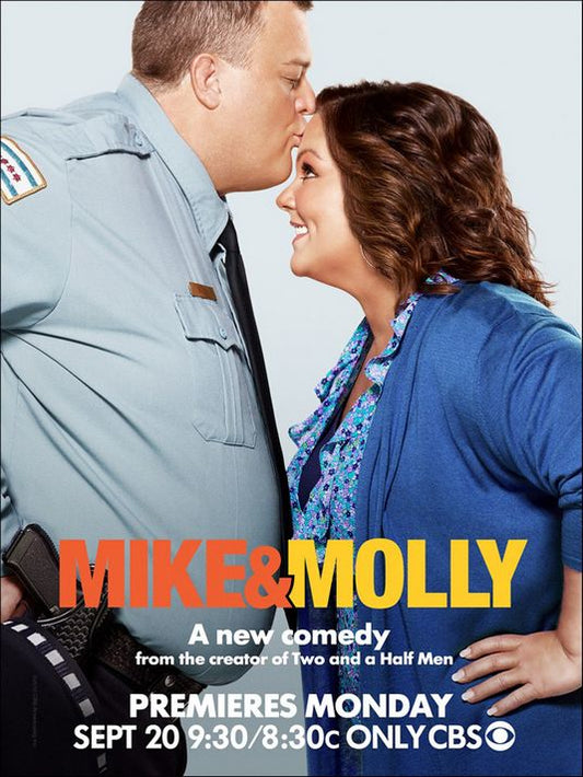 1000 piece jigsaw puzzle for tv poster: Mike & Molly