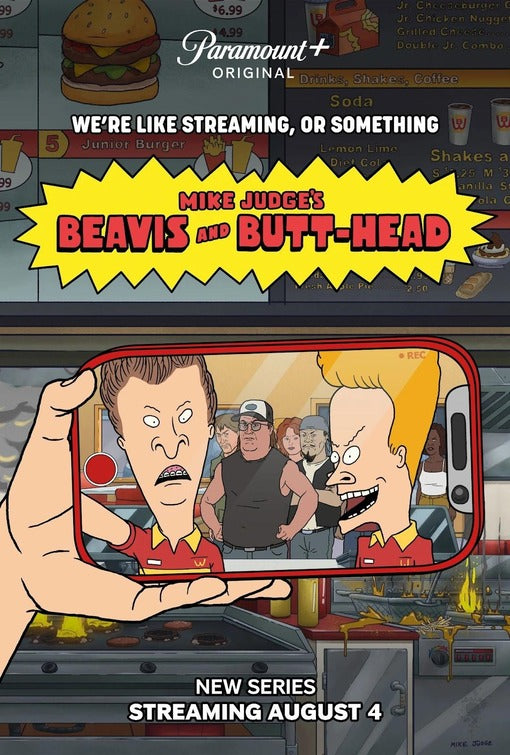 1000 piece jigsaw puzzle for tv poster: Mike Judge's Beavis and Butt-Head