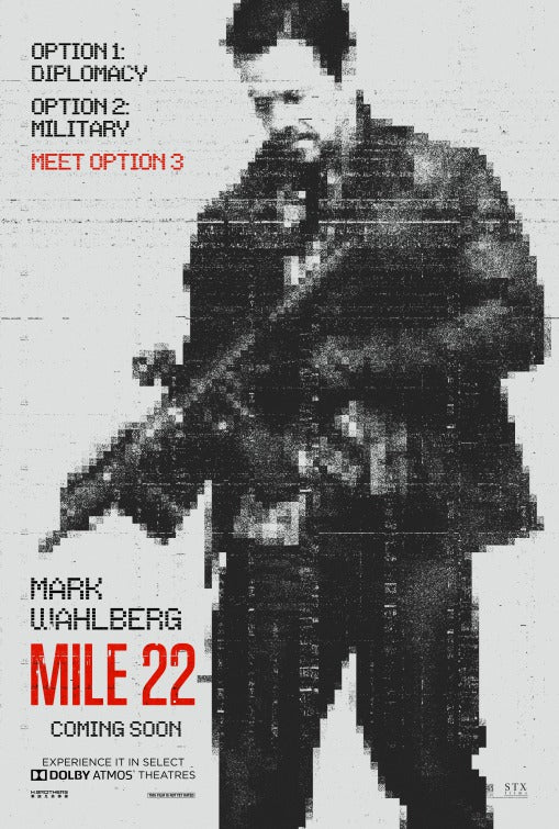 1000 piece jigsaw puzzle for the movie poster: Mile 22 (2018)