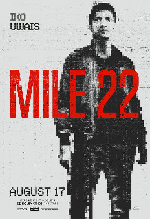 1000 piece jigsaw puzzle for the movie poster: Mile 22 (2018) ver2