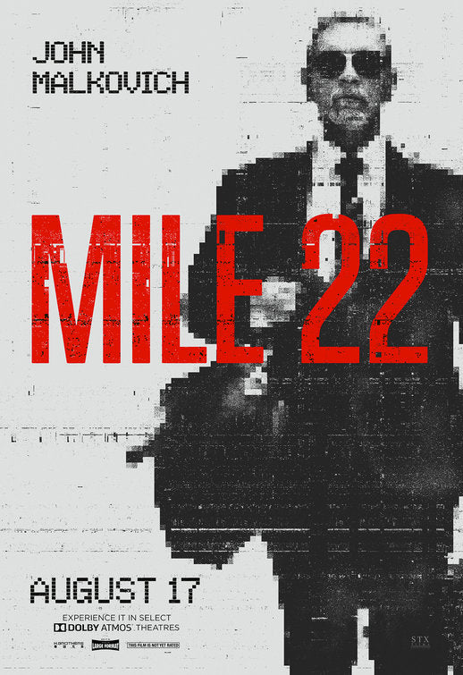 1000 piece jigsaw puzzle for the movie poster: Mile 22 (2018) ver3
