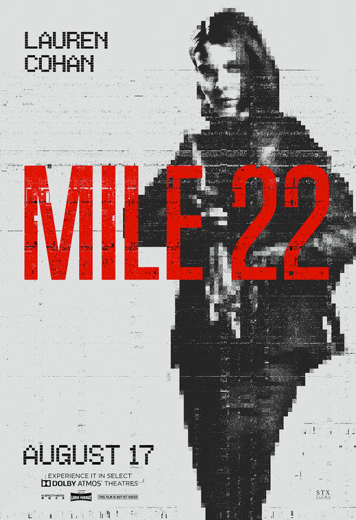 1000 piece jigsaw puzzle for the movie poster: Mile 22 (2018) ver4
