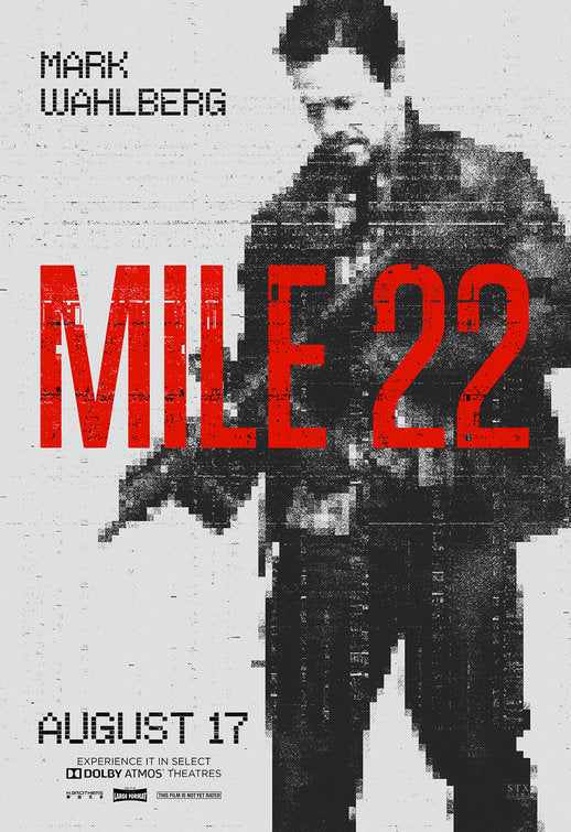 1000 piece jigsaw puzzle for the movie poster: Mile 22 (2018) ver5