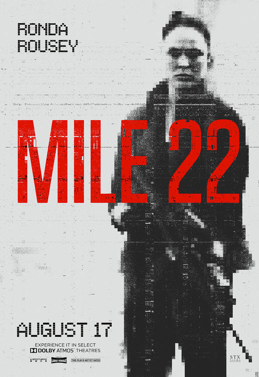 1000 piece jigsaw puzzle for the movie poster: Mile 22 (2018) ver6