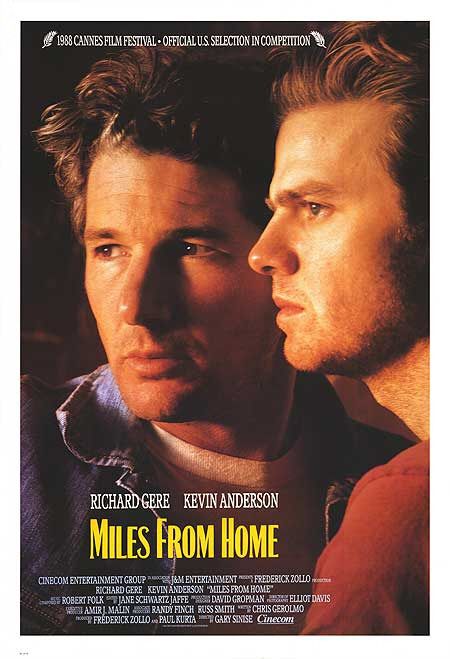 the movie poster: Miles From Home (1988)