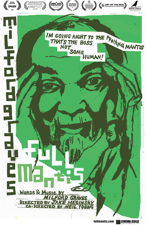 1000 piece jigsaw puzzle for the movie poster: Milford Graves Full Mantis (2018)