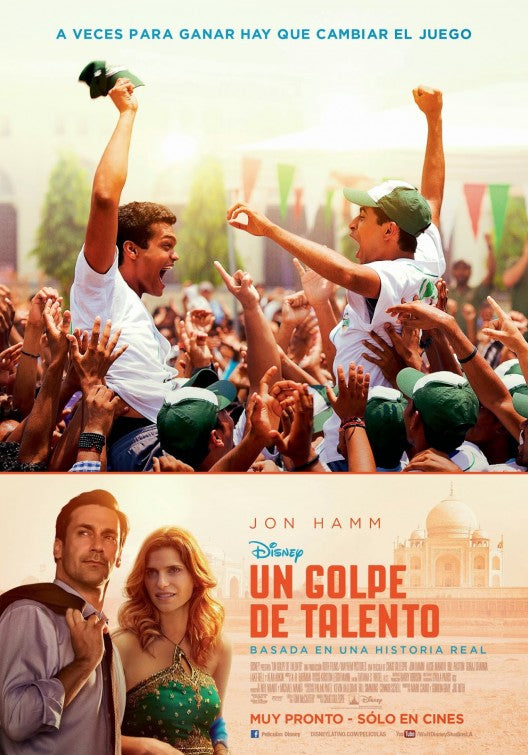 1000 piece jigsaw puzzle for the movie poster: Million Dollar Arm (2014) ver3