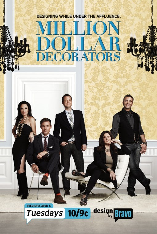 1000 piece jigsaw puzzle for tv poster: Million Dollar Decorators