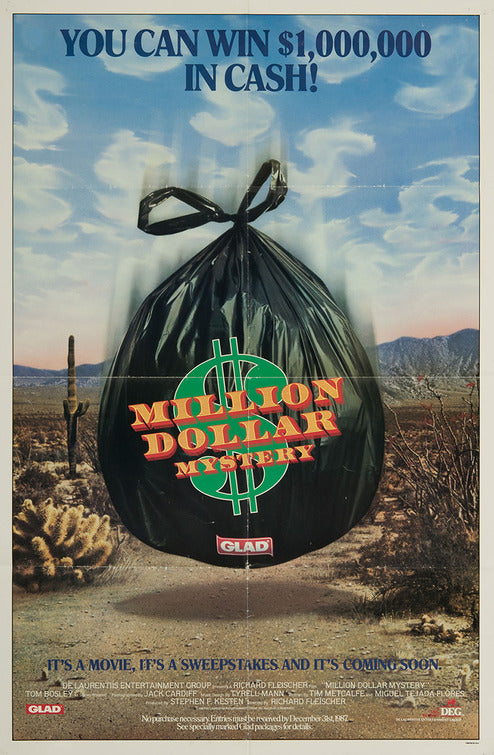 the movie poster: Million Dollar Mystery (1987)