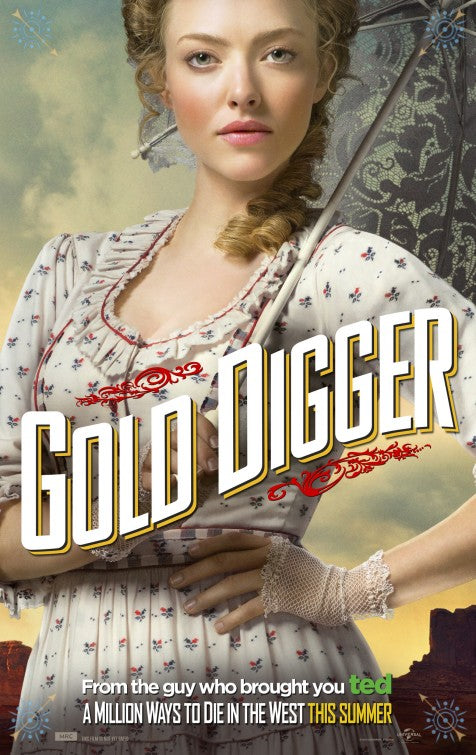 1000 piece jigsaw puzzle for the movie poster: A Million Ways to Die in the West (2014) ver5