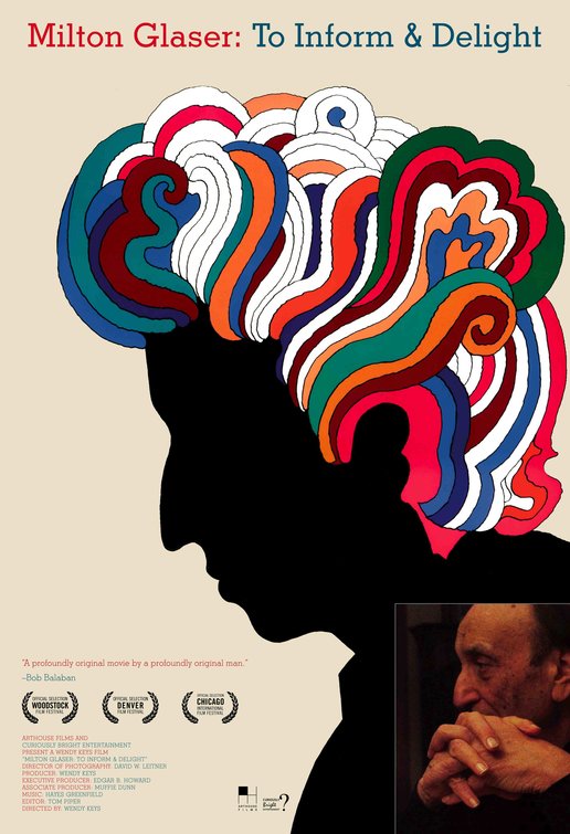 1000 piece jigsaw puzzle for the movie poster: Milton Glaser: To Inform and Delight (2009)