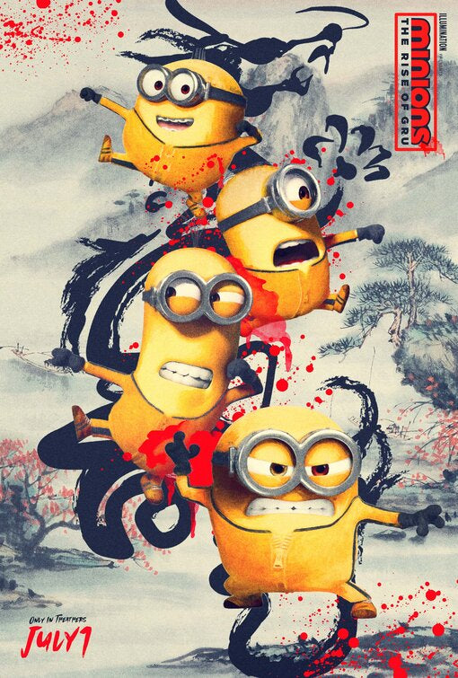 1000 piece jigsaw puzzle for the movie poster: Minions: The Rise of Gru (2022) ver21