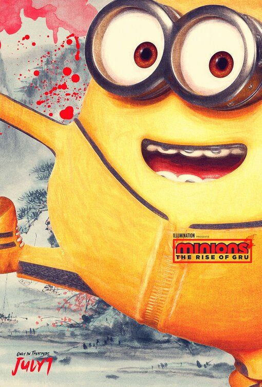 1000 piece jigsaw puzzle for the movie poster: Minions: The Rise of Gru (2022) ver22