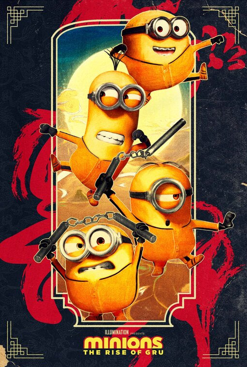 1000 piece jigsaw puzzle for the movie poster: Minions: The Rise of Gru (2022) ver27