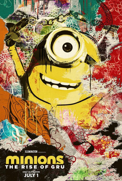 1000 piece jigsaw puzzle for the movie poster: Minions: The Rise of Gru (2022) ver34