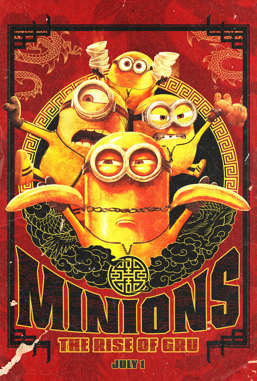 1000 piece jigsaw puzzle for the movie poster: Minions: The Rise of Gru (2022) ver42